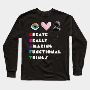 I Love To CRAFT Long Sleeve T-Shirt